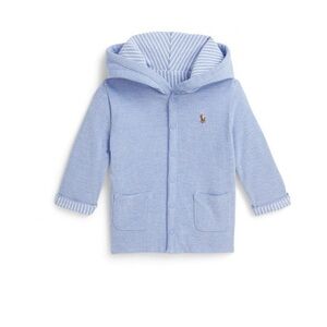 Polo by Ralph Lauren Blue Reversible Cotton Mesh Jacket